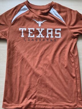 Stadium Athletics Texas Longhorns Short Sleeve Tee - Orange & White Comfortable